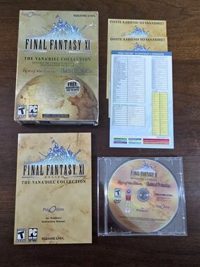 Final Fantasy XI / 11 Online : The Vana'diel Collection PC Game CIB